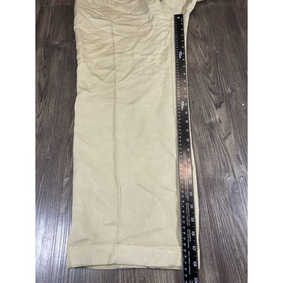 Tommy Bahama Pants Mens 38x30 Khaki 100% Silk Relax Preppy Island Beach Adult - Picture 3 of 7